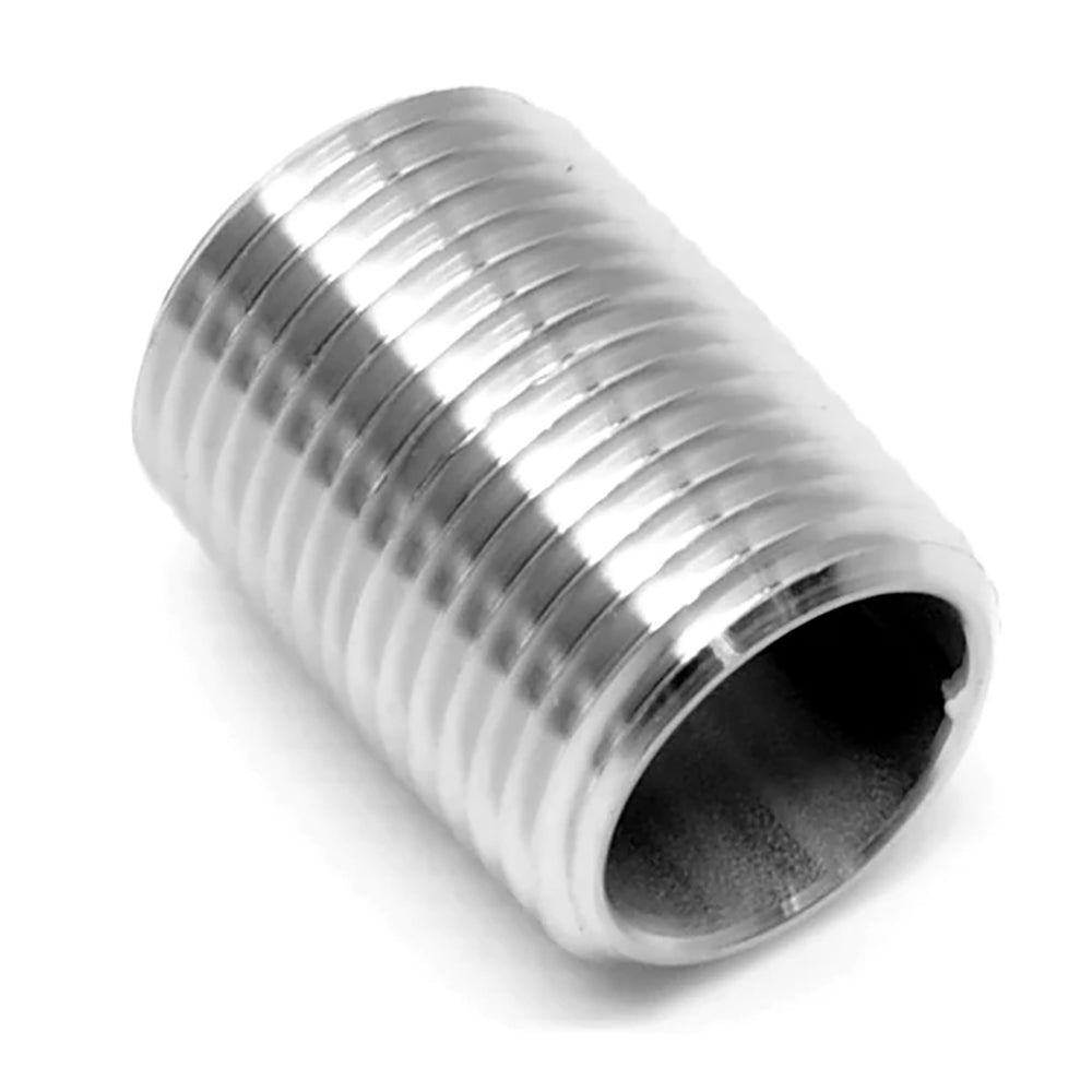 Spotix Stainless Steel Close Nipple, 1/2-inch