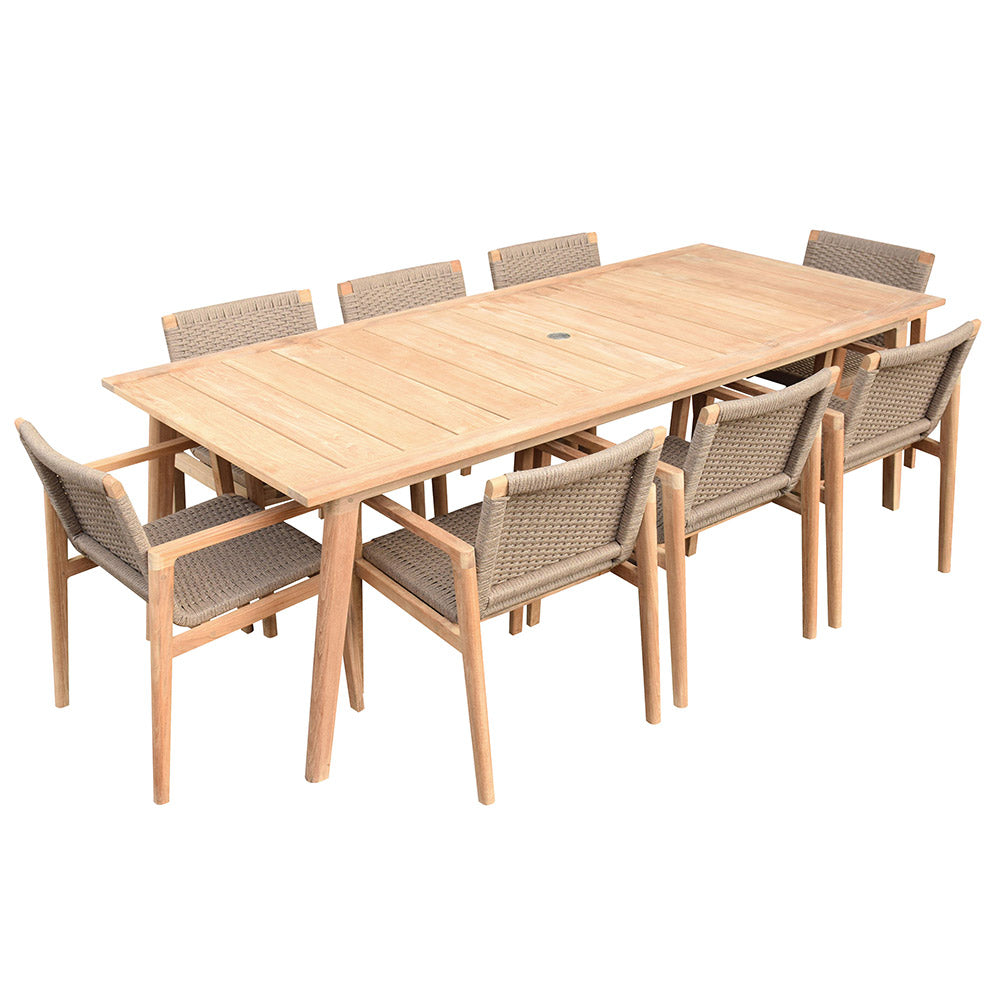 Royal Teak Collection Admiral Dining Table, 40x90-Inches