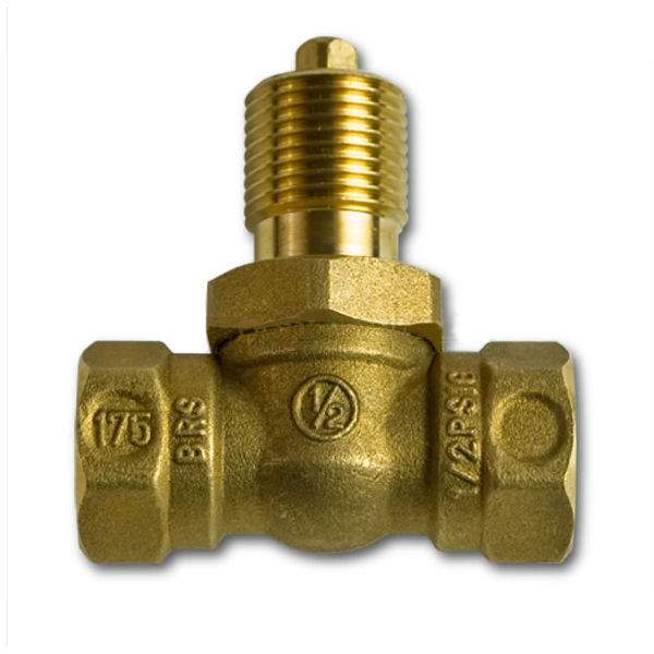 Dante 1/2-Inch Quarter Turn Straight Gas Ball Valve
