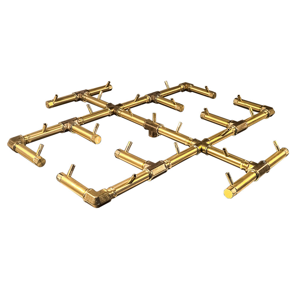 Crossfire by Warming Trends CFB Match Light Original Brass Gas Fire Pit Burner
