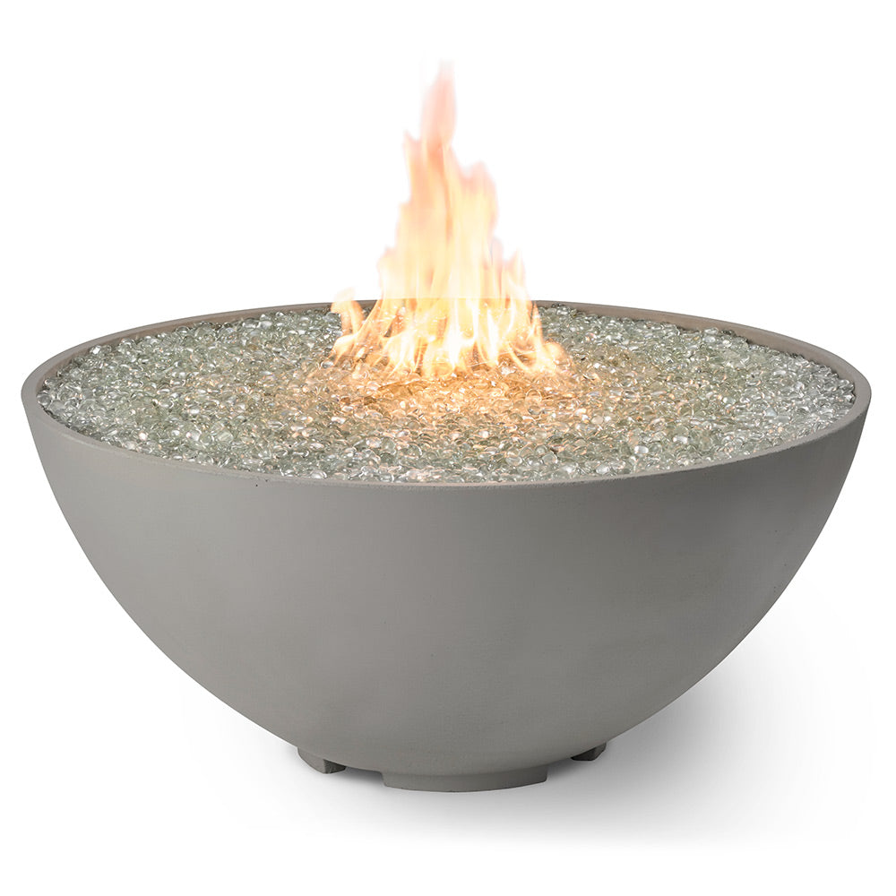 The Outdoor GreatRoom Company CV-30E Cove Edge Round Gas Fire Pit, 42-Inch
