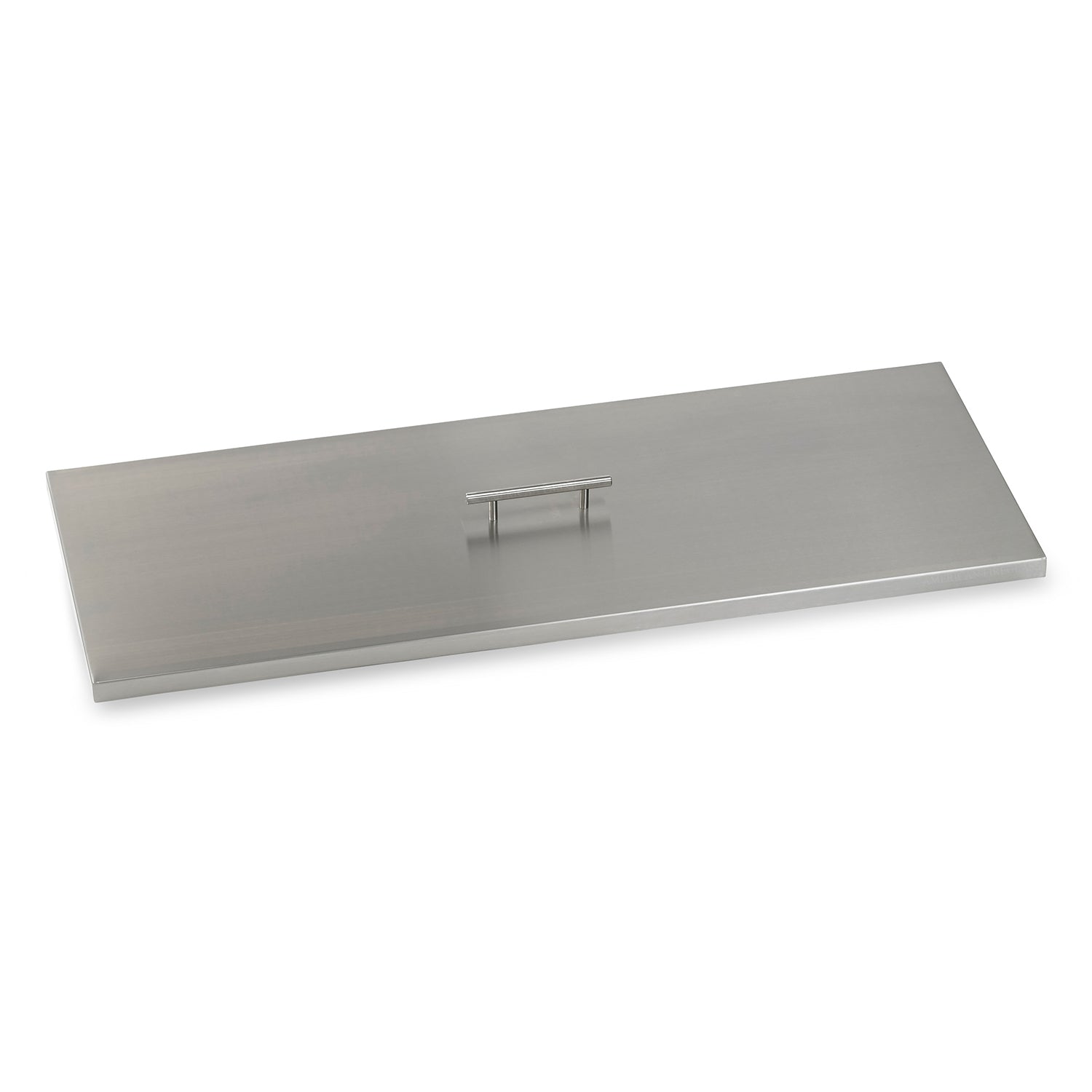 American Fire Glass Fire Pit Burner Cover, Stainless Steel, Rectangular, 39x15 Inch
