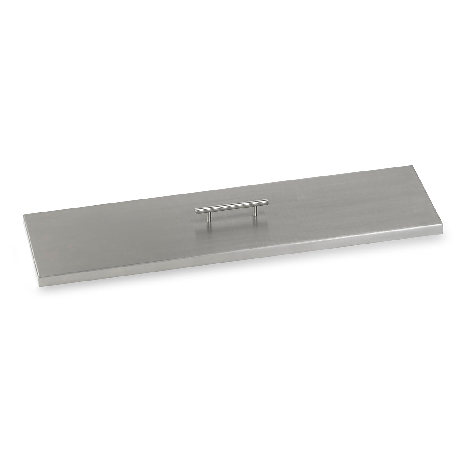 American Fire Glass Fire Pit Burner Cover, Stainless Steel, Linear, 33x9 Inch