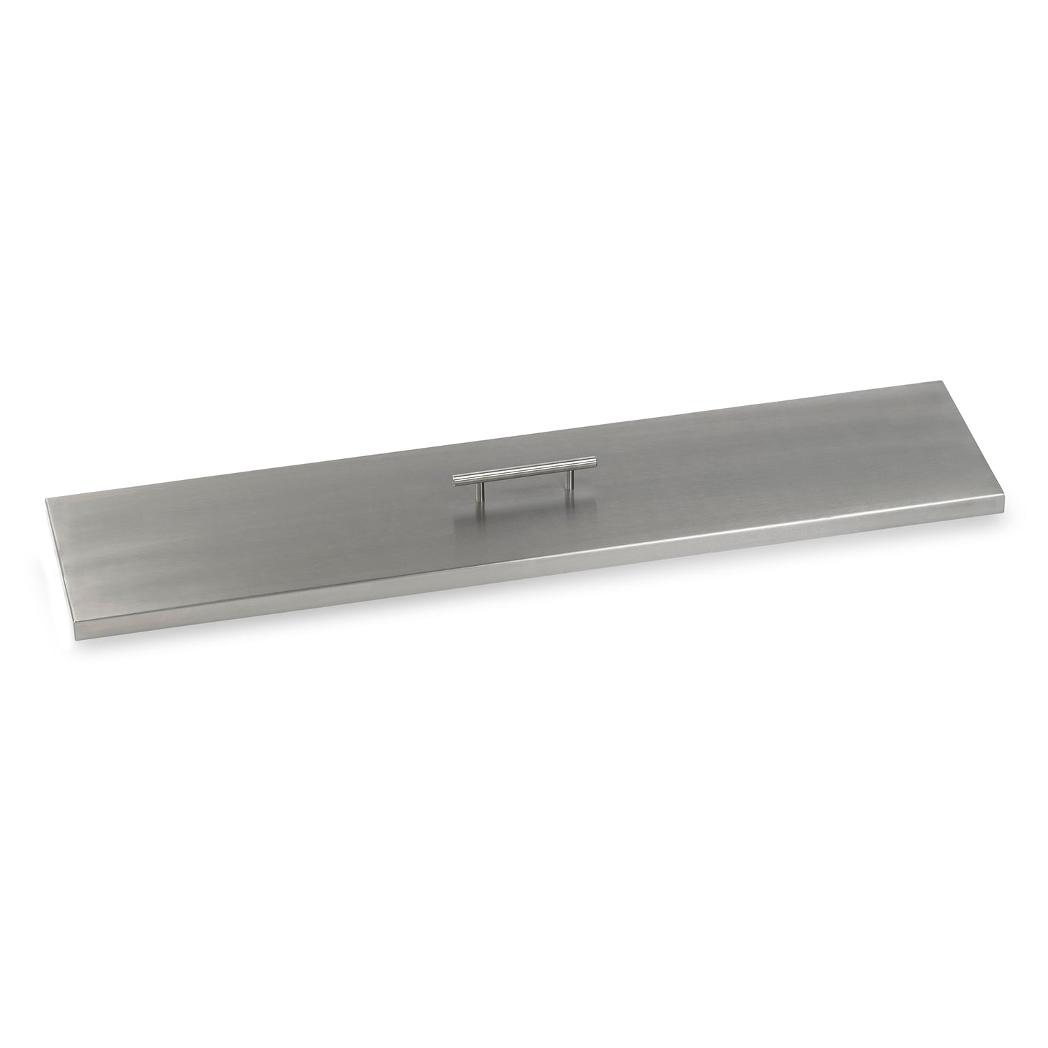 American Fire Glass Fire Pit Burner Cover, Stainless Steel, Linear, 39x9 Inch