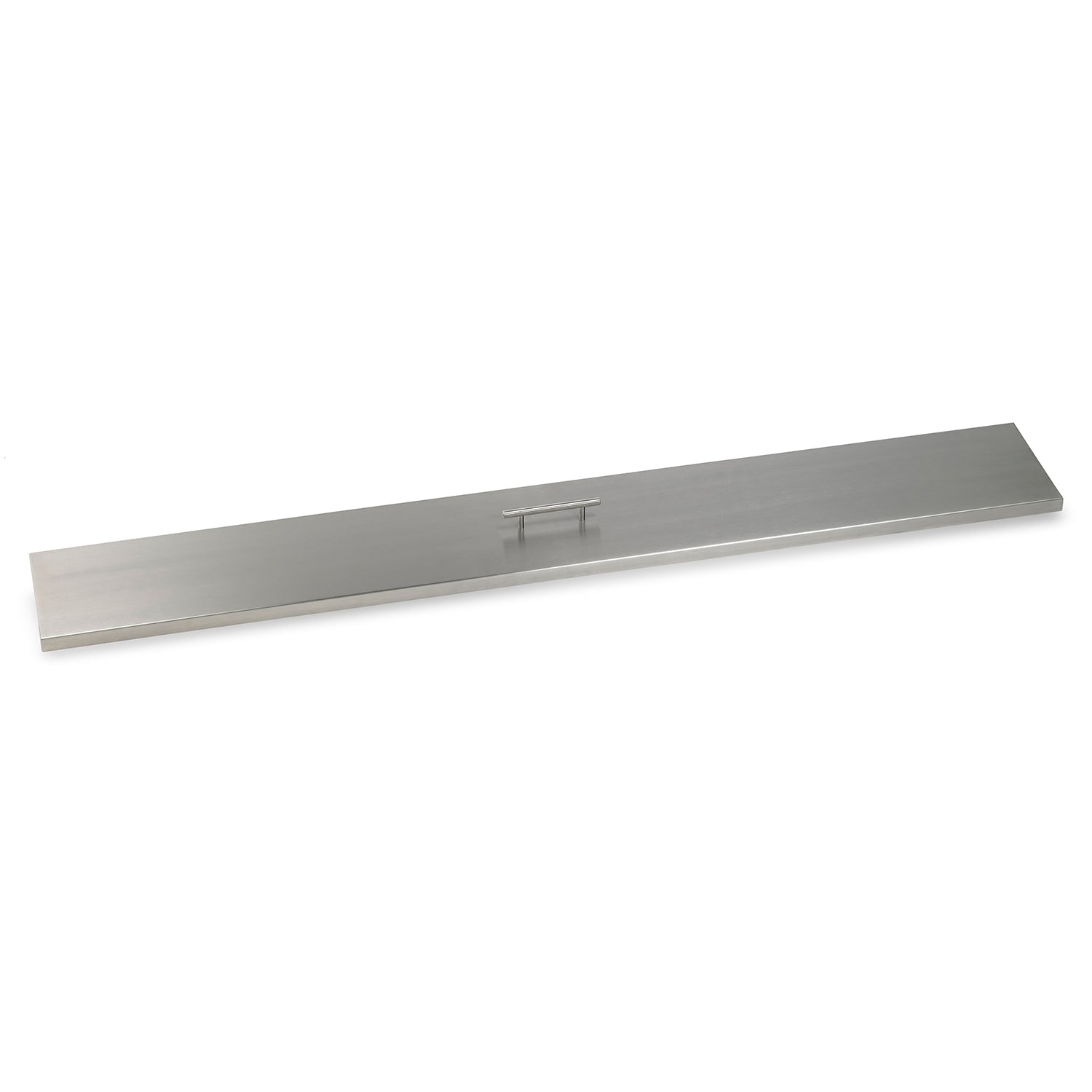 American Fire Glass Fire Pit Burner Cover, Stainless Steel, Linear, 63x9 Inch