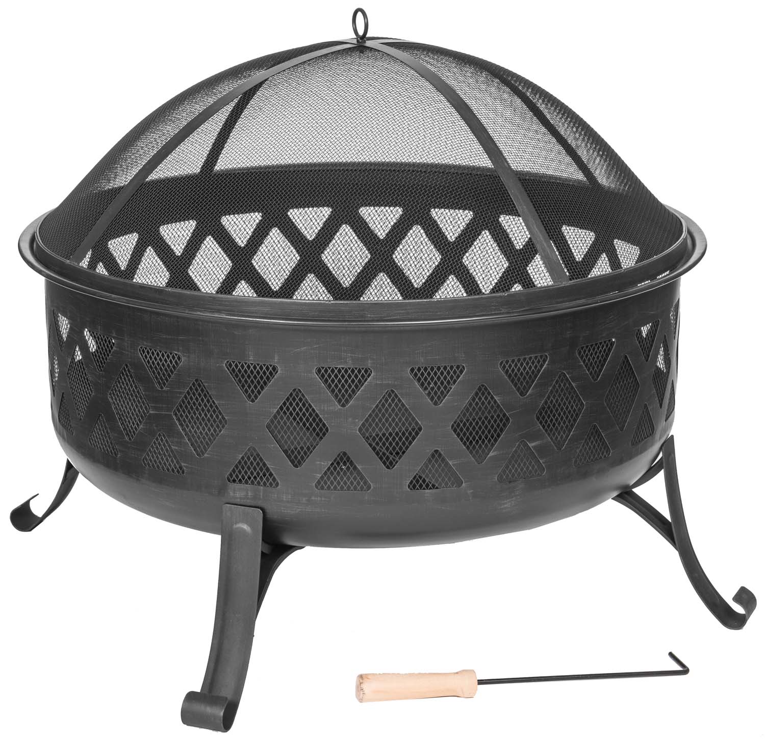 Dagan Diamond Style Wood Burning Fire Pit