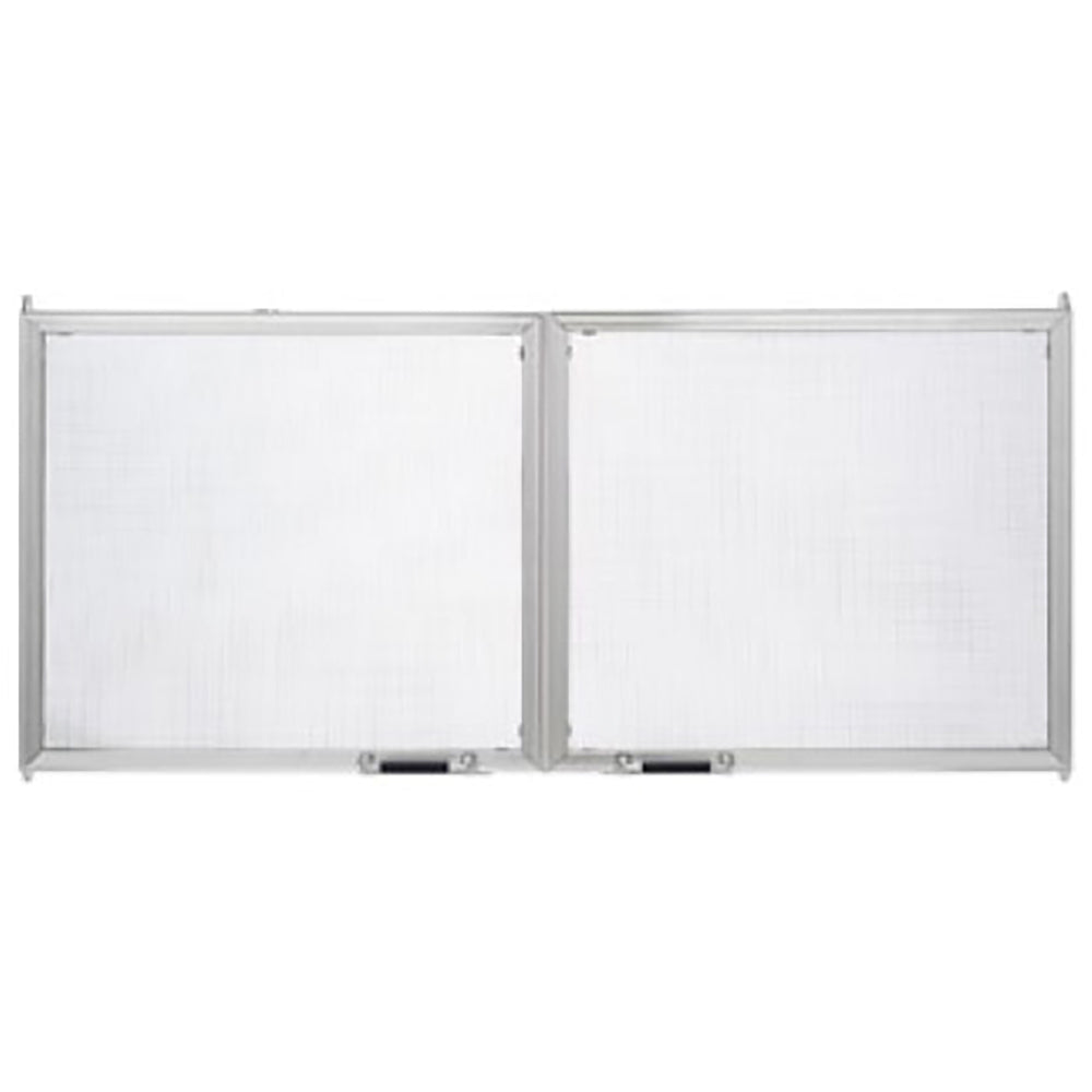 Outdoor Lifestyles Stainless Steel Screen Doors for Villa 42-Inch Outdoor Gas Fireplace