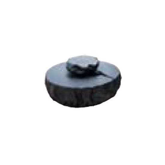 HPC Fire Round Black Vinyl Fire Pit Cover for Evolution 360 Basin