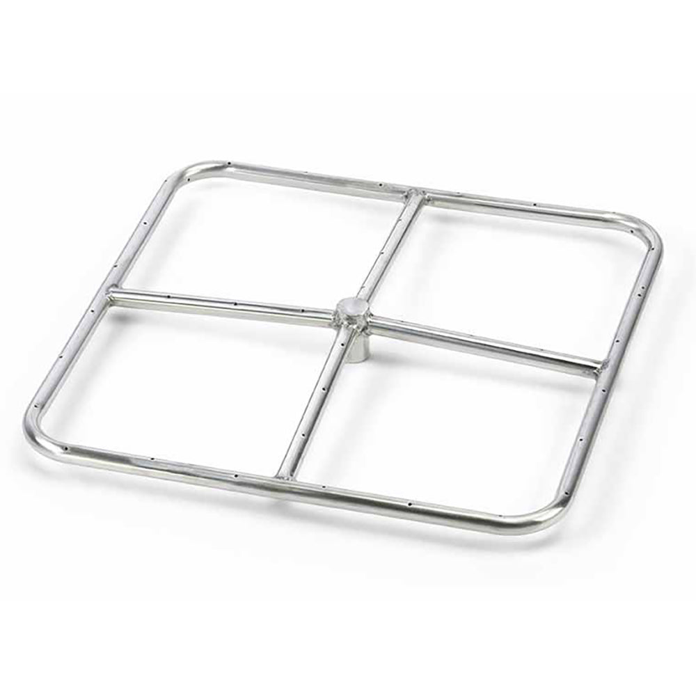 HPC Fire Square Stainless Steel Fire Pit Burners