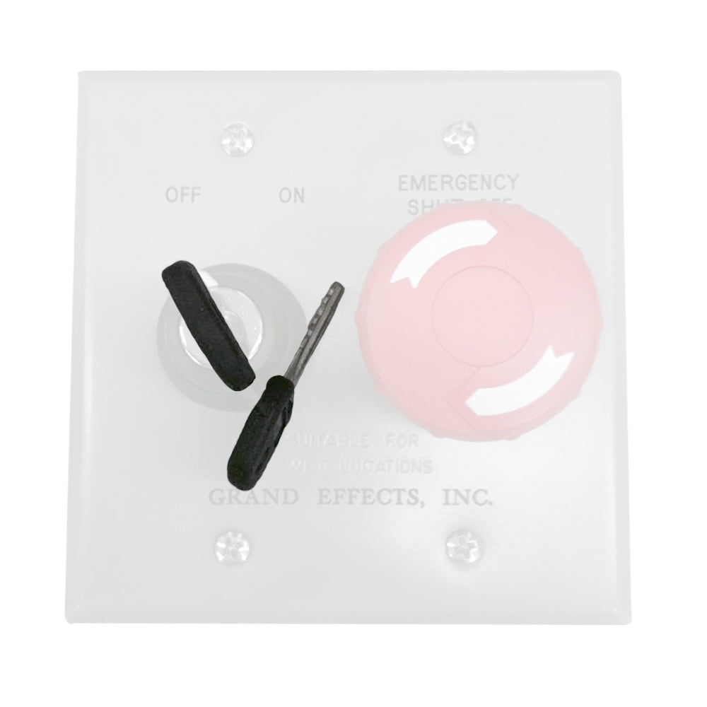 Grand Effects Pair of Replacement Keys for Grand Effects Emergency Shut-Off Key Switch