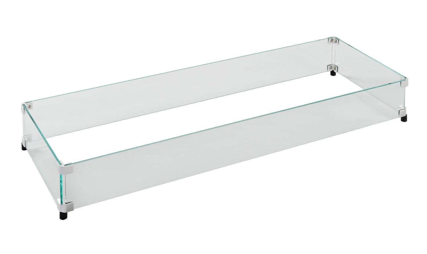 The Outdoor GreatRoom Company Glass Wind Guard for Wave Burner