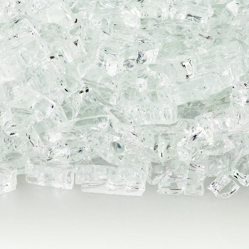 Hargrove 1/2-Inch Crystal Ice Reflective Fire Glass, 10-Pounds