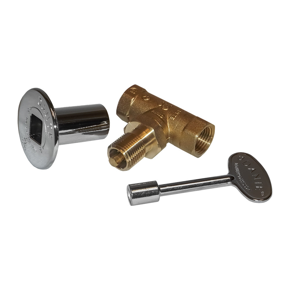 Warming Trends Straight Gas Fire Pit Shut Off Valve Kit, 1/2-Inch