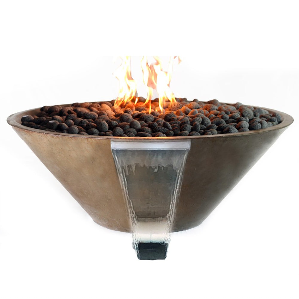 Fire by Design MGWRFWB39 Round Wok 39-Inch GFRC Fire and Water Bowl