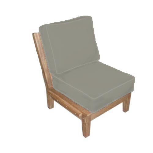 Royal Teak Collection MIAINS Miami Deep Seating Teak Sectional Chair Insert