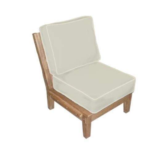Royal Teak Collection MIAINS Miami Deep Seating Teak Sectional Chair Insert, Frame Only