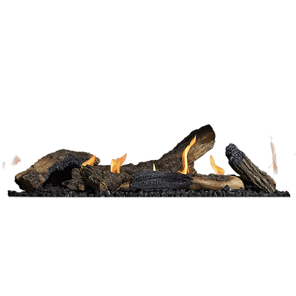 Napoleon Oak Log Kit for Ascent Linear Premium Series 46-Inch Direct Vent Gas Fireplace