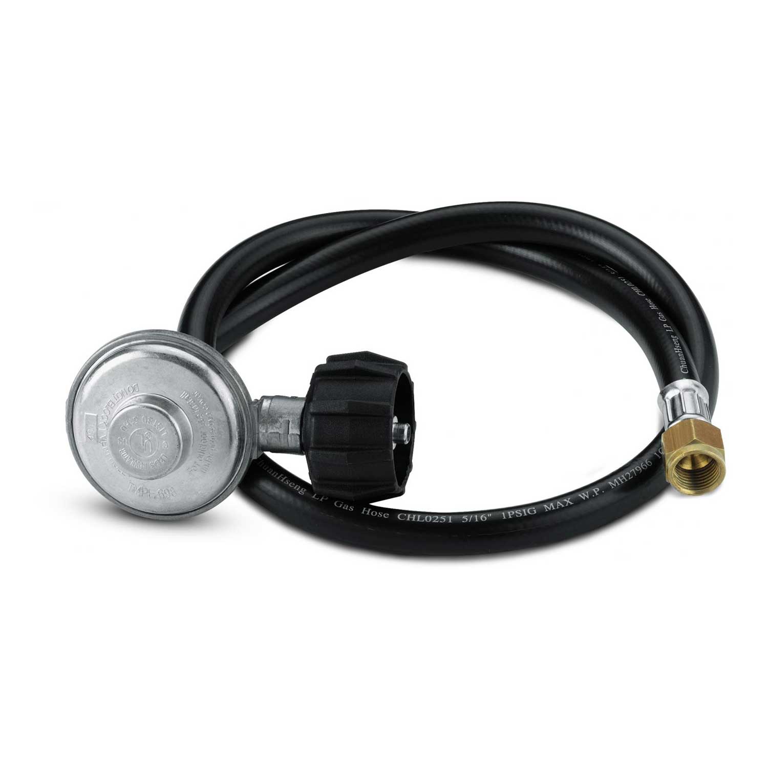 POL Propane Regulator Low Pressure For Grill, BBQ, Smoker, Stove - GR-856