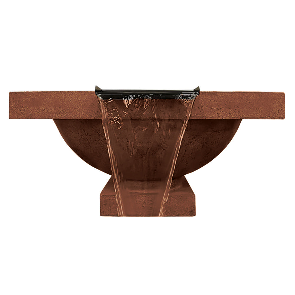 Prism Hardscapes Ibiza Concrete Gas Fire and Water Bowl, 31.25-Inch