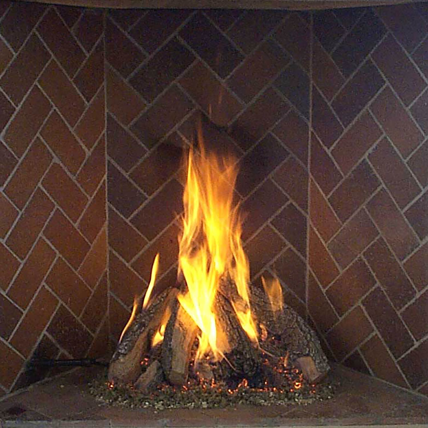 Rasmussen RF Retiring Tipi Log Set for Rumford Style Fireplaces