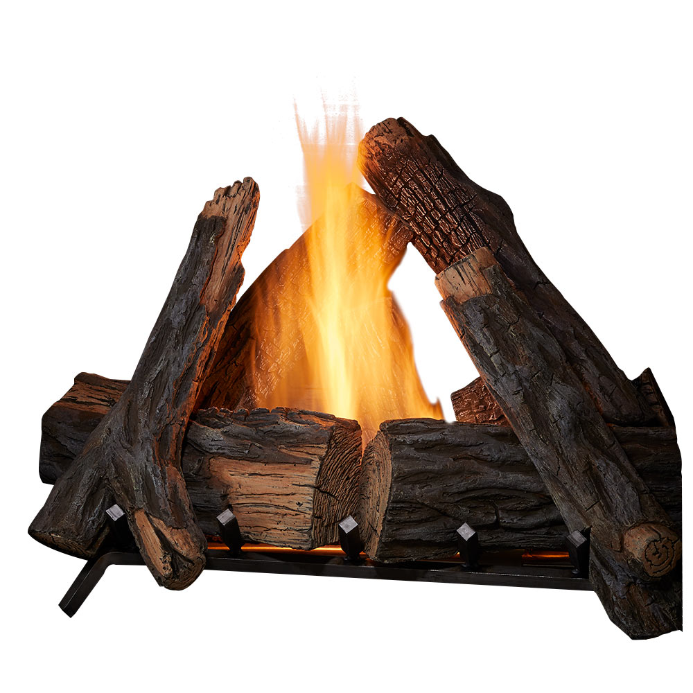Outdoor Lifestyles Standard Logs for Courtyard Traditional Outdoor Gas Fireplace