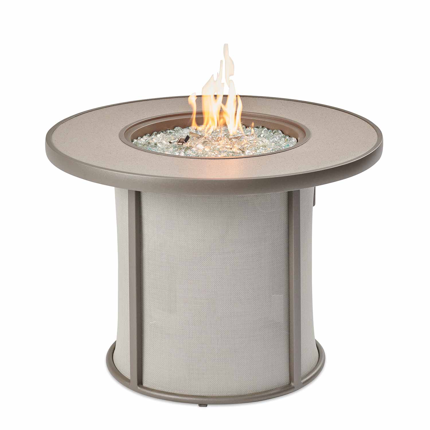 The Outdoor GreatRoom Company SF-32-K Stonefire Gas Fire Table, 32x32-Inches