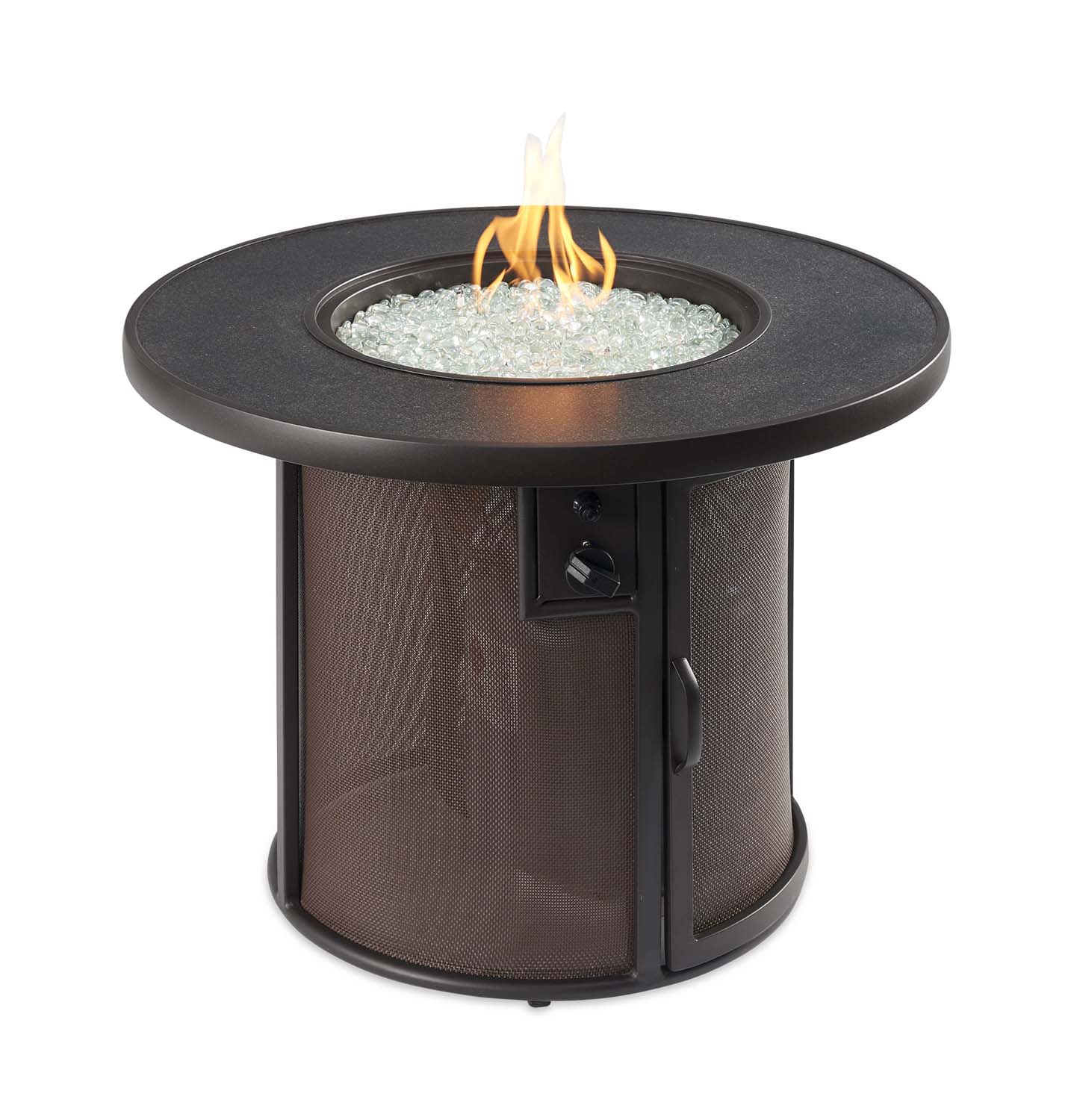 The Outdoor GreatRoom Company SF-32-K Stonefire Gas Fire Table, 32x32-Inches
