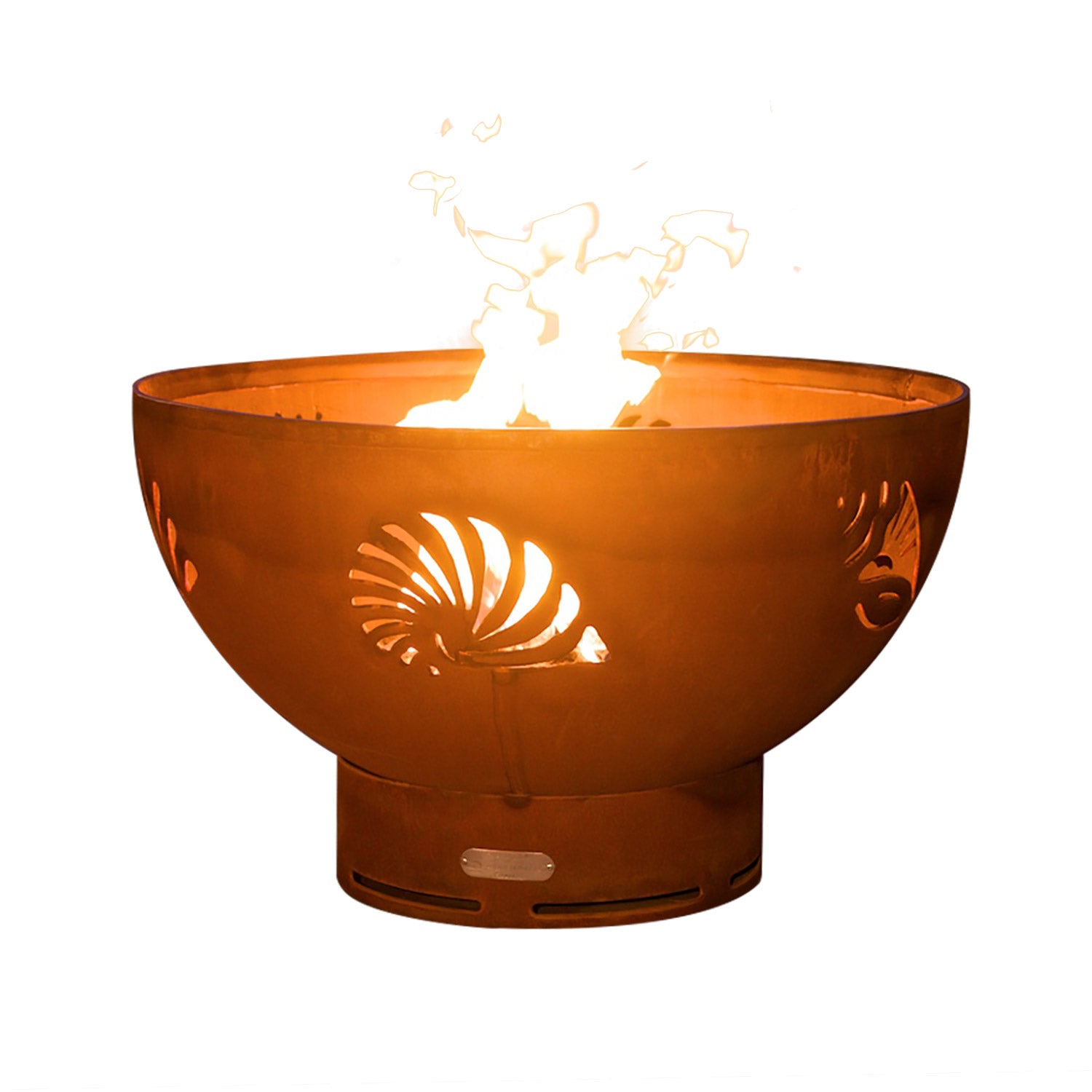 Fire Pit Art Sea Creatures Wood Fire Pit