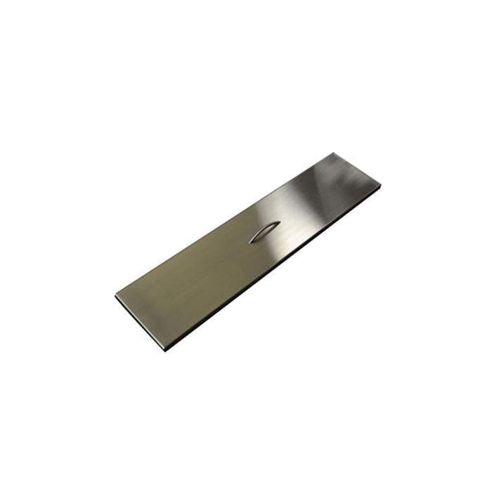 HPC Fire Rectangular Stainless Steel Fire Pit Cover, 52x9.5 Inch