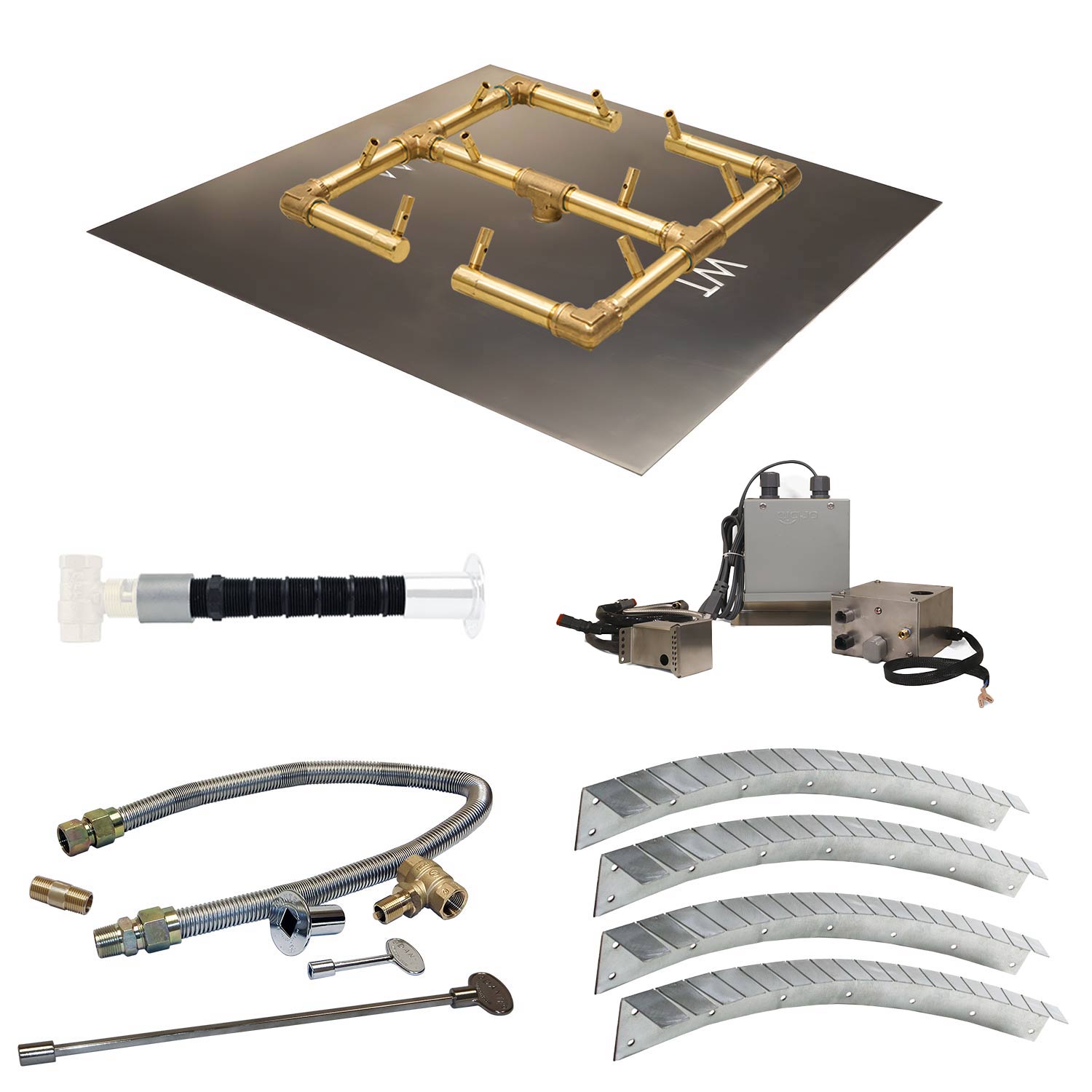 Warming Trends Universal Paver Kit with 24 Volt Platinum Electronic Ignition
