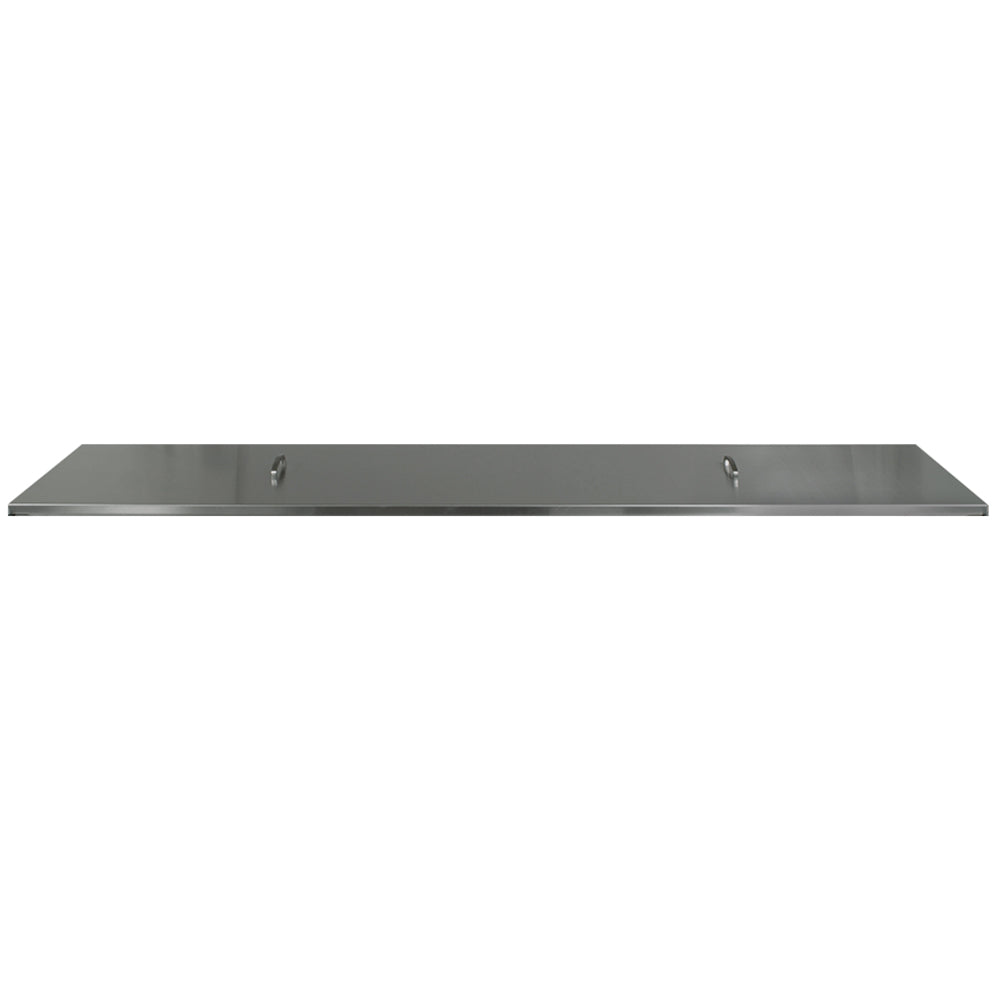 Carol Rose by Empire 60-Inch Stainless Steel Outdoor Weather Cover for Linear Fire Pits