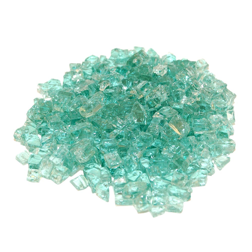 Real Fyre Emerald Fire Glass, 10 Pounds