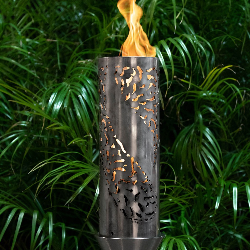 TOP Fires by The Outdoor Plus OPT-TCH25SS Tiki TopLite Torch with