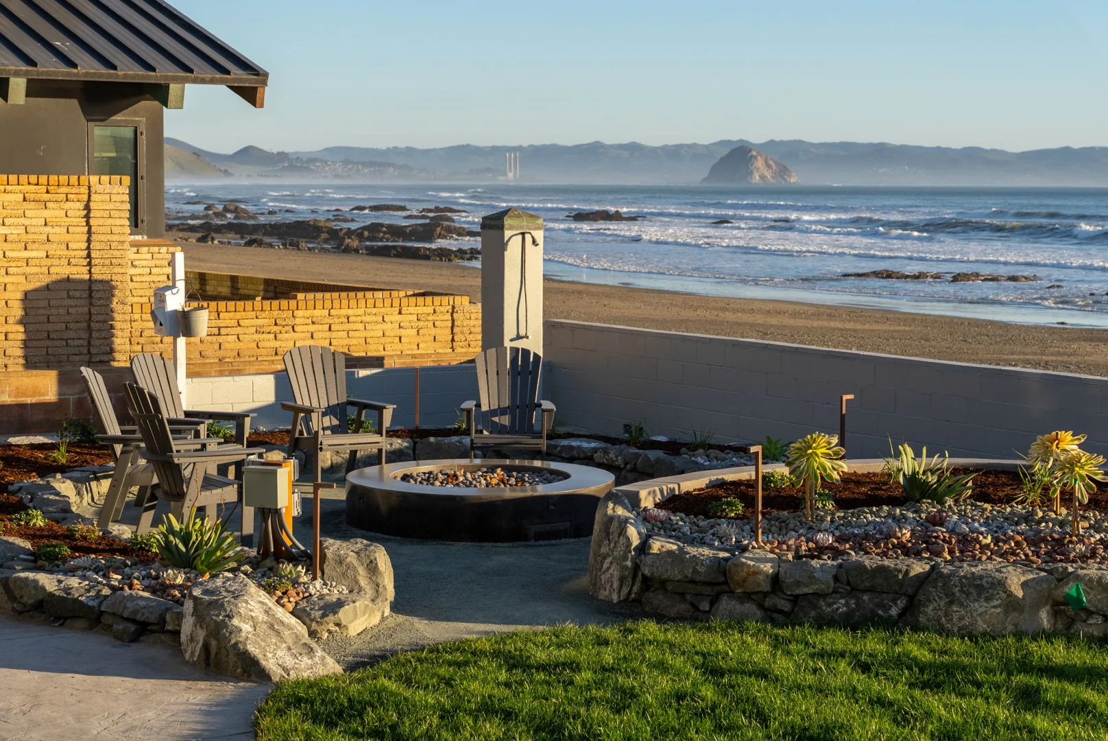 Shoreline Inn Custom Fire Feature Project