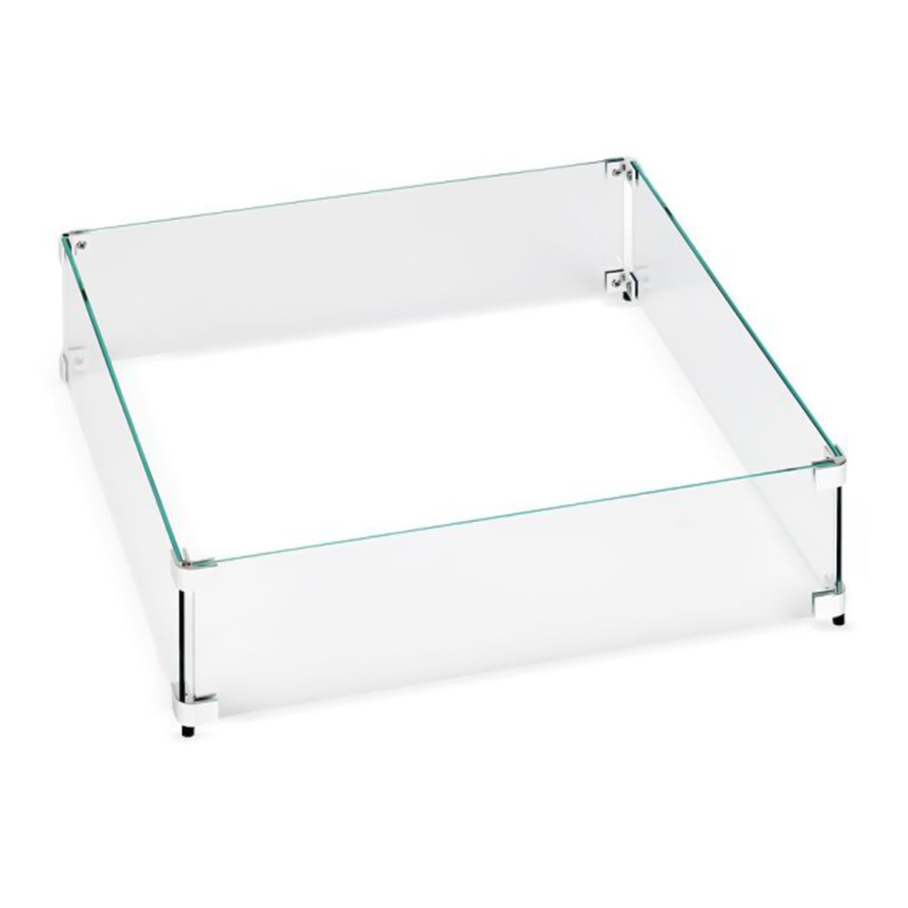 Warming Trends Glass Wind Guard for AON 56-Inch Square Gas Fire Table