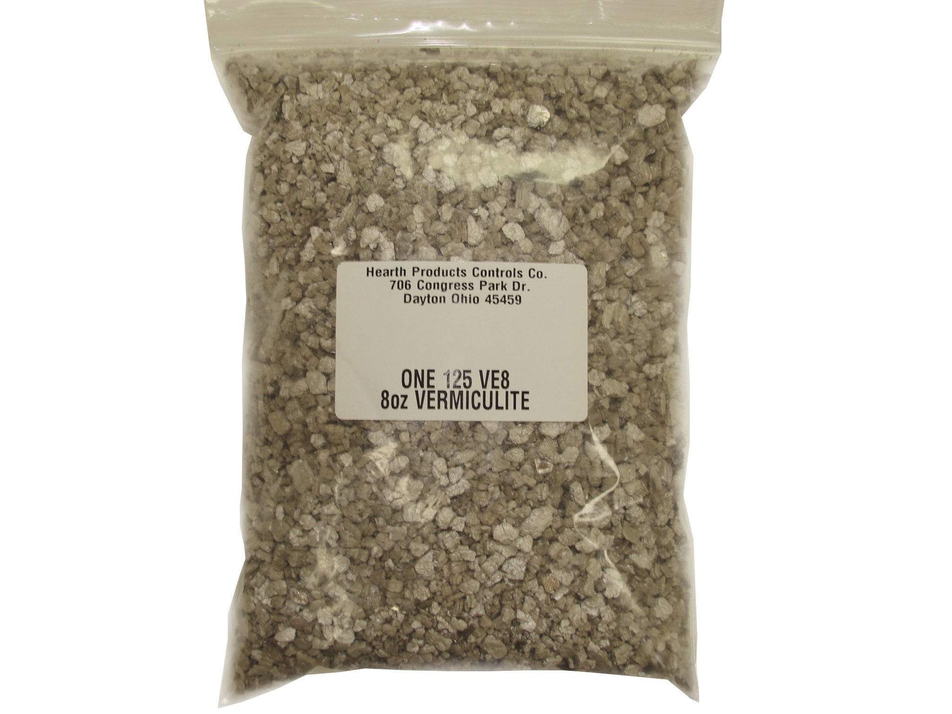 Vermiculite heat insulation granules in 8 oz bag