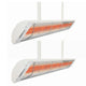 Infratech Drop Mount Pole for C and CD Series Heaters, Set of 2