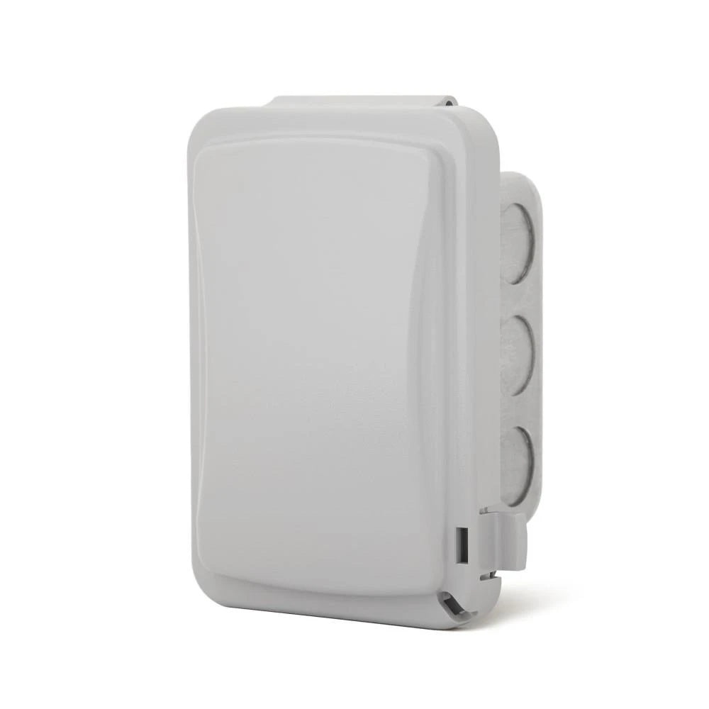 Infratech Duplex Switch Single Flush Mount with Weatherproof Cover