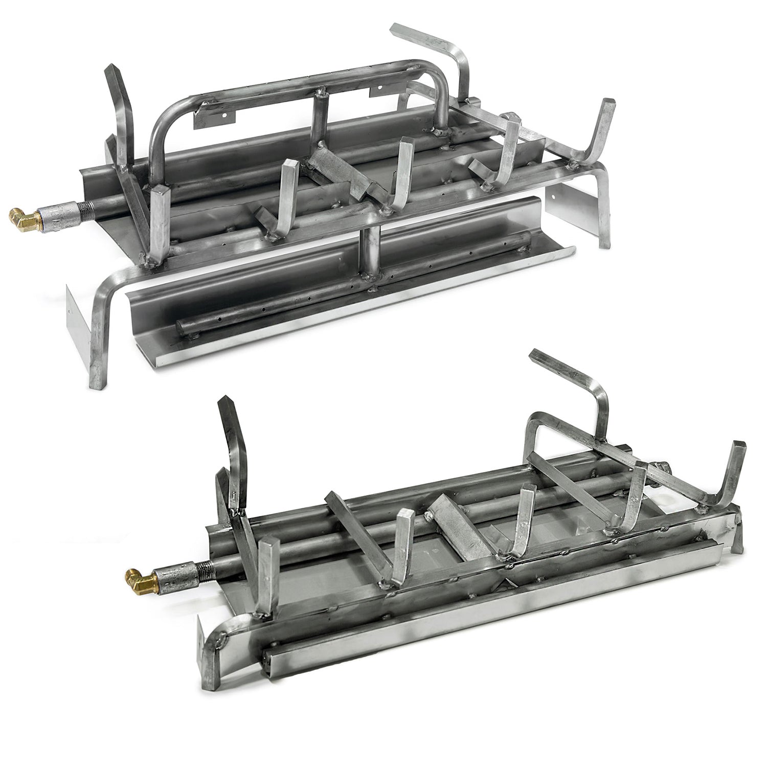 Grand Canyon Blue Pine Split Vented Gas Log Set with Stainless Steel Burner