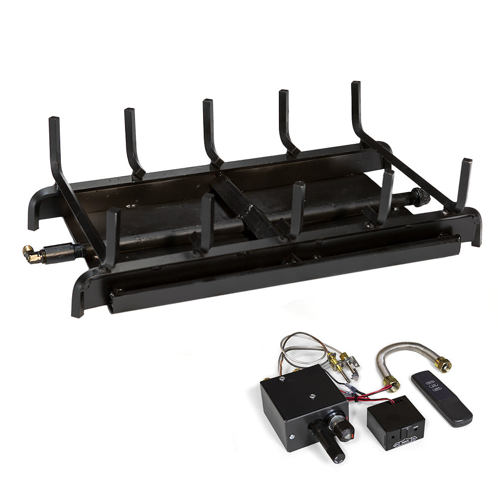 Grand Canyon Double Sided 2 Burner System with Modulating Millivolt and Remote System