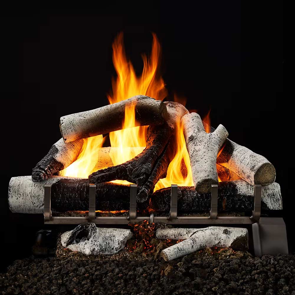 Majestic Grand Birch Outdoor Vented Gas Log Set