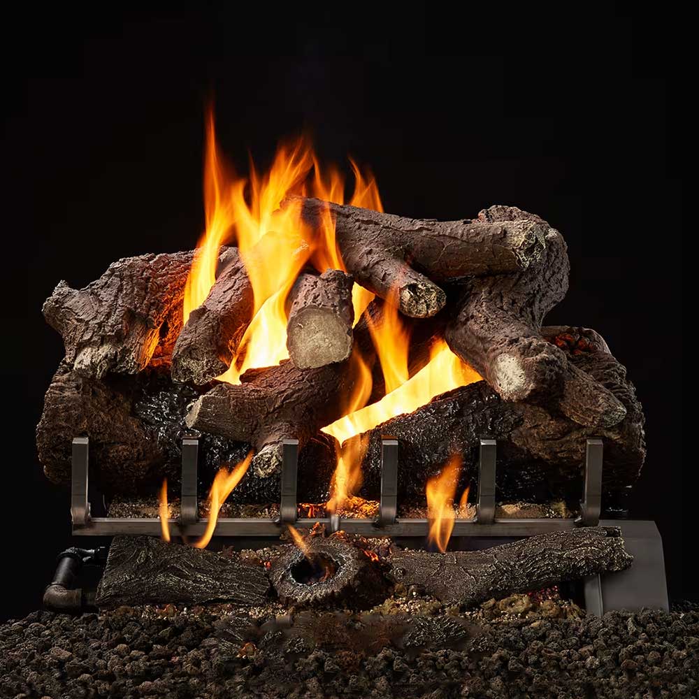 Majestic Heritage Oak Outdoor Vented Gas Log Set