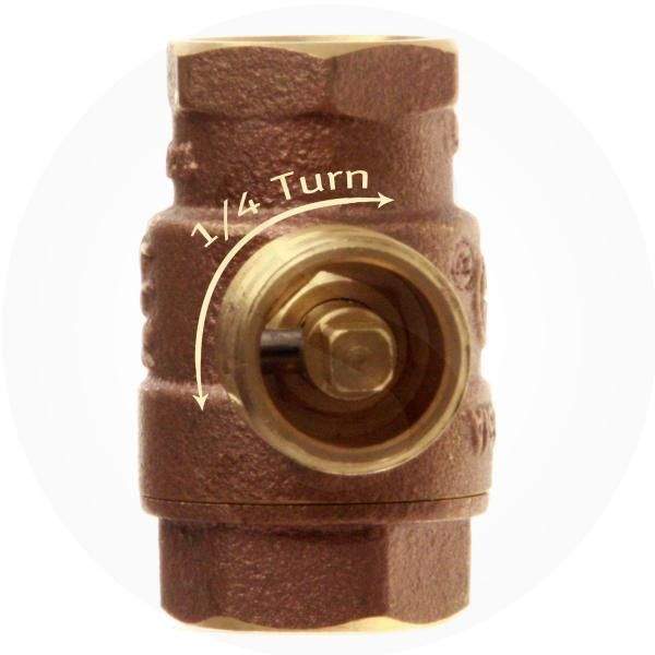 HPC Fire 3/4 Inch Straight Gas Fire Pit Shut Off Valve Kits