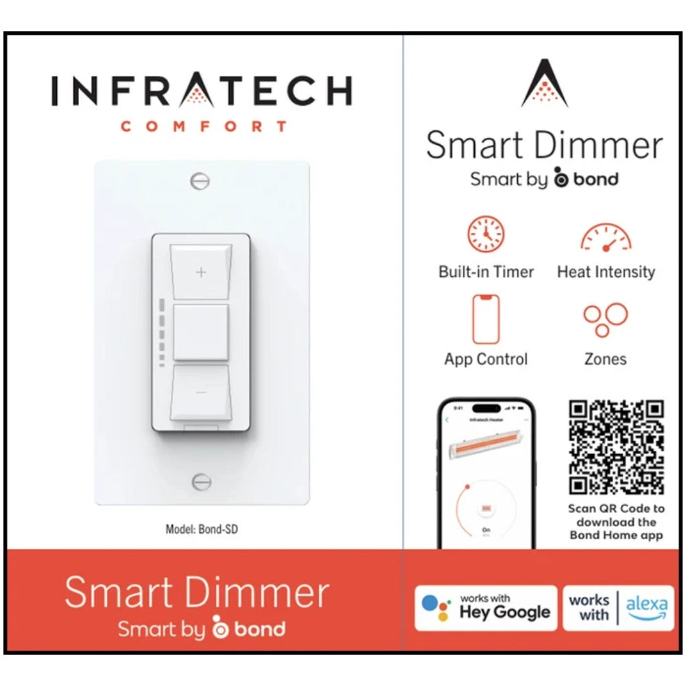 Smart Dimmer retail box with Infratech branding and model Bond-SD label