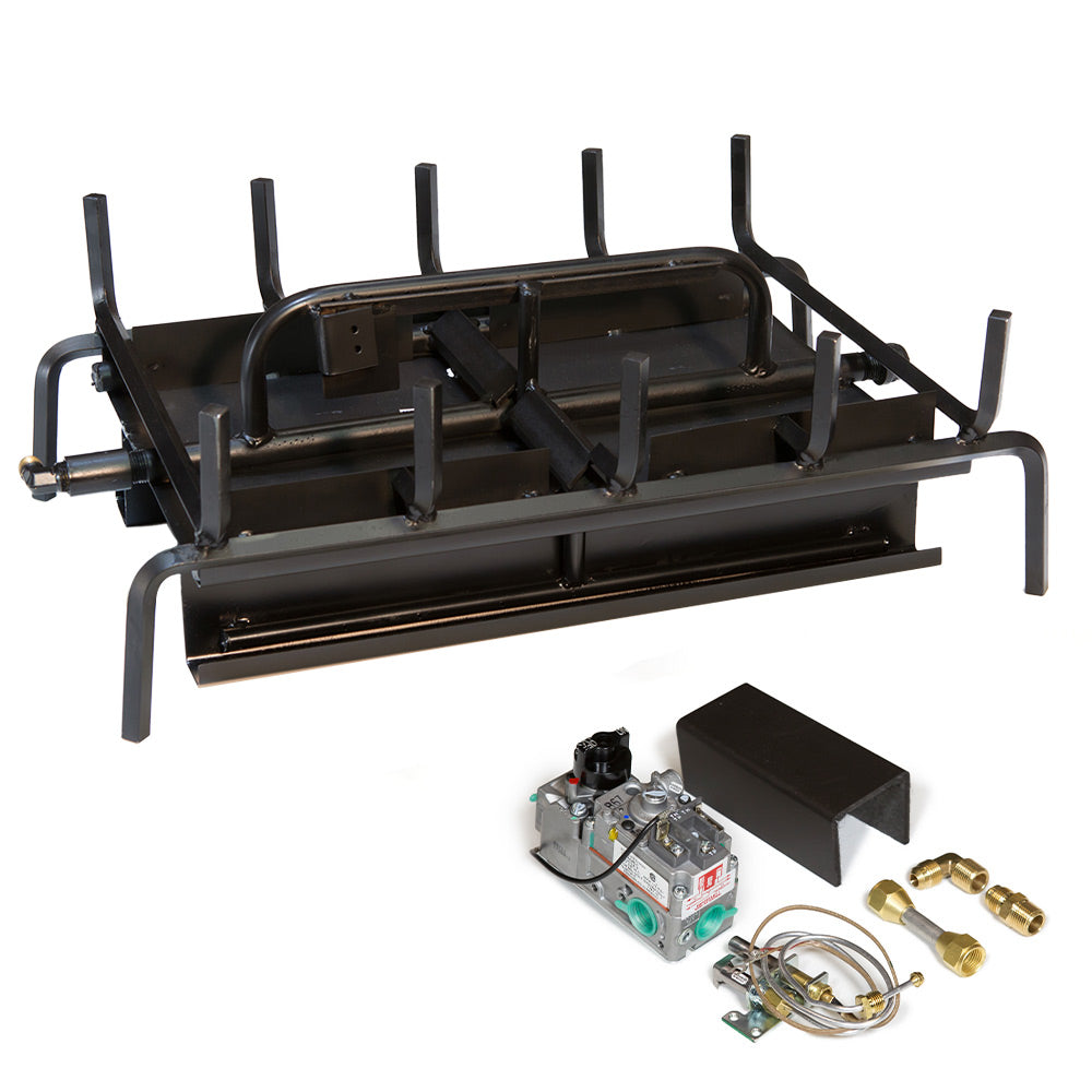 Grand Canyon Double Sided 3 Burner System with Millivolt and Remote System