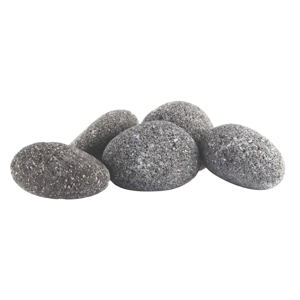 HPC Fire Grey Rolled Lava Stone, 1/2 Cubic Foot, 1-2 Inches