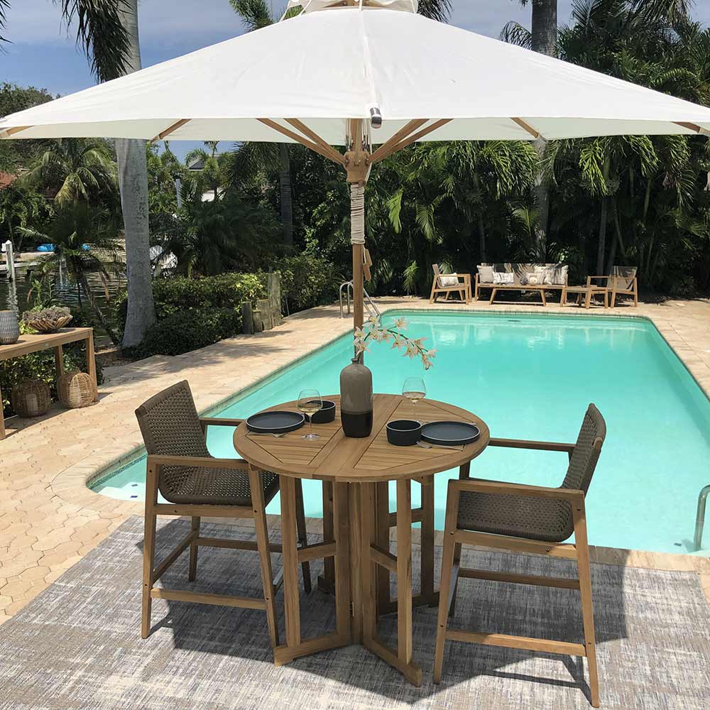 Royal Teak Collection Admiral Bar Chair
