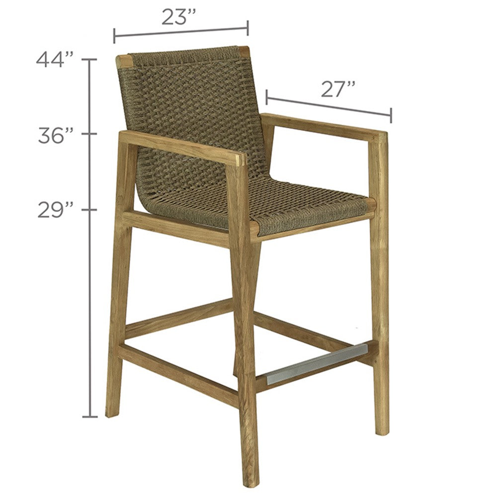 Royal Teak Collection Admiral Bar Chair
