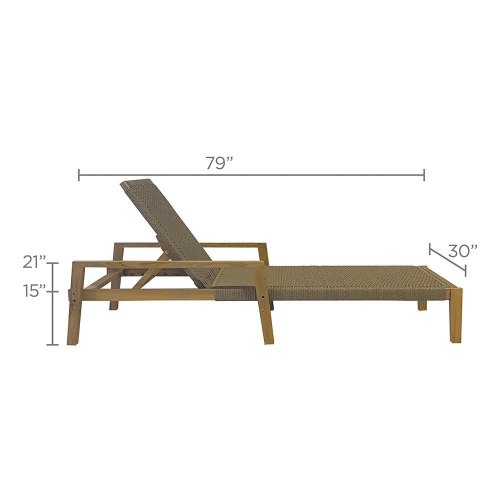 Royal Teak Collection Admiral Sun Lounging Chair