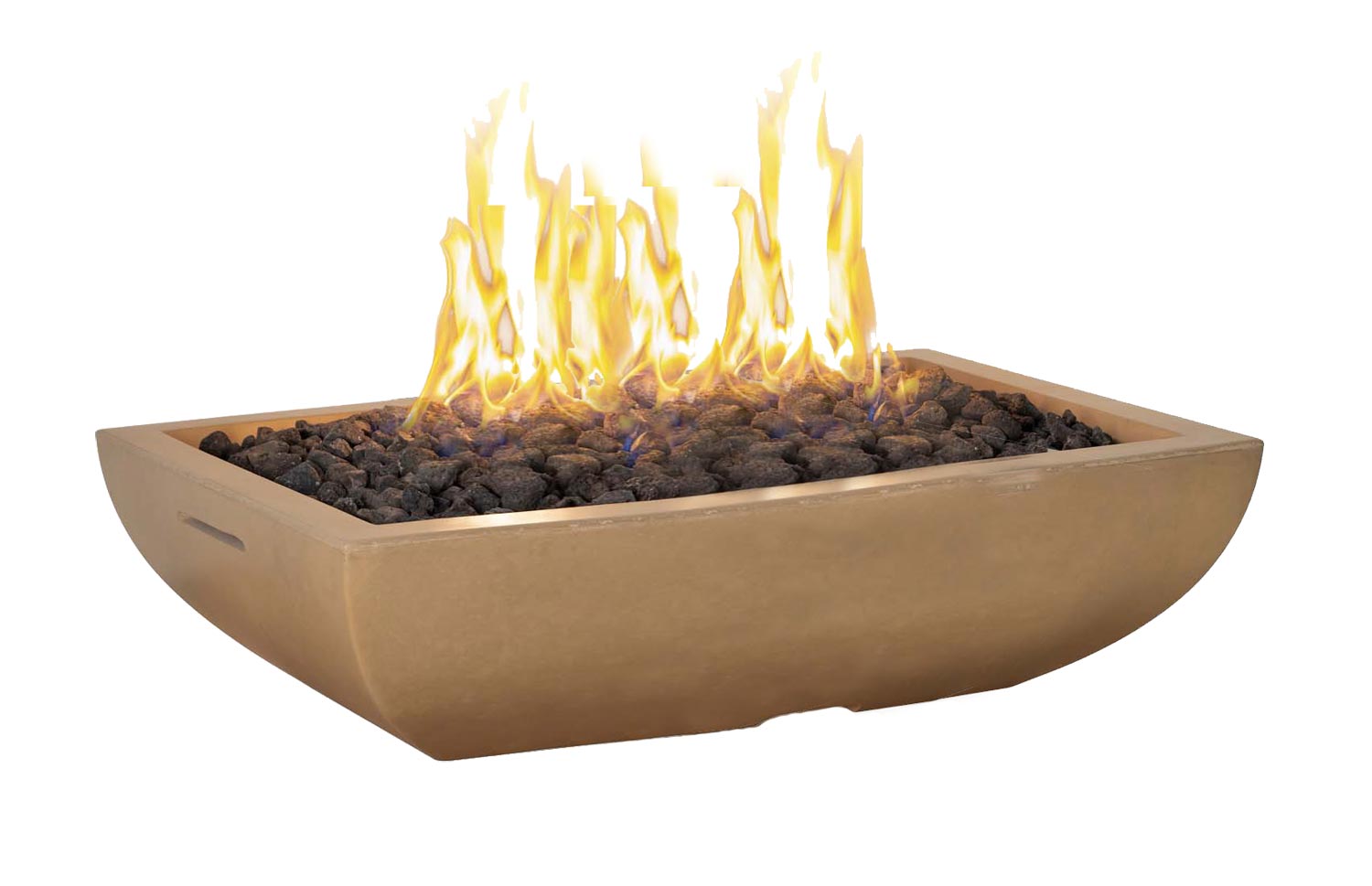 American Fyre Designs Bordeaux GRFC Rectangle 50-Inch Fire Bowl